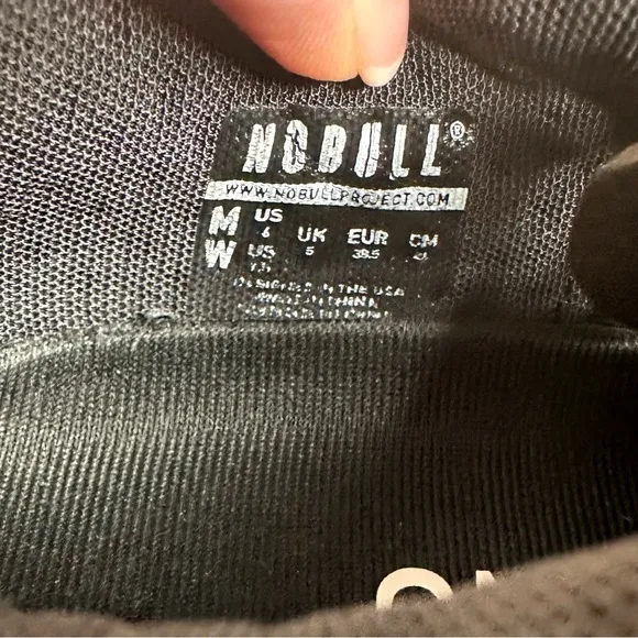 Nobull Women's Outwork Edge (Impact) Shoes Sneakers Triple Black SZ 7.5