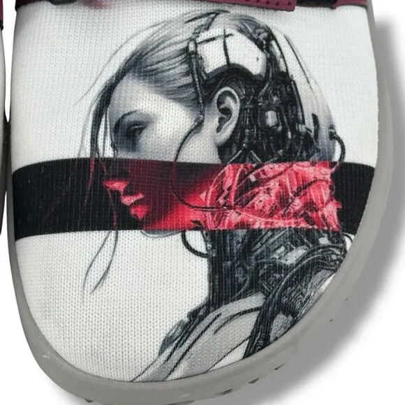 Notorious Lifters Gen 2X Gym Lift Sneaker Shoes Cyberpunk Pink Print Sz 40 8.5