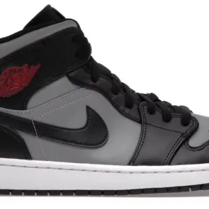 NWOB nike jordan 1 mid red shadow 554725-096 youth