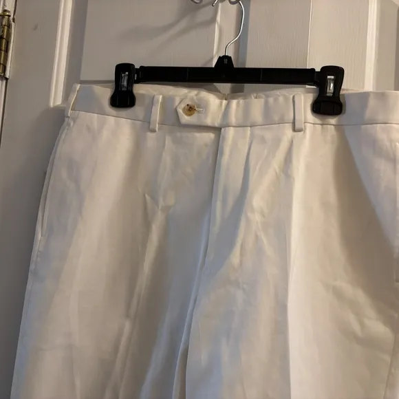 NWOT Men's Brooks Brothers Country Club Ivory Pants Size 35/32