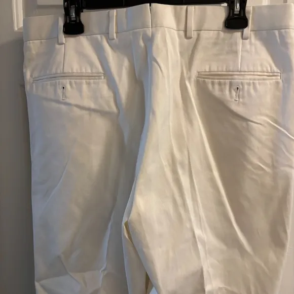 NWOT Men's Brooks Brothers Country Club Ivory Pants Size 35/32