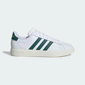 NWT Adidas Grand Court Men's Shoes - White &amp; Green - ID1171