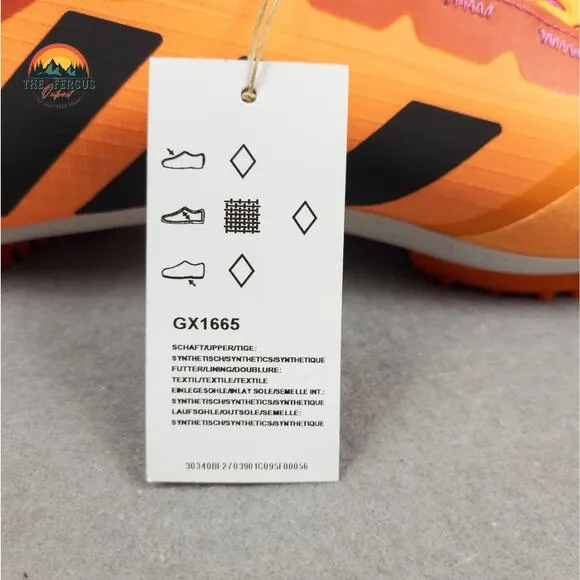 NWT Adidas The Gravel GX1665 Cycling Bike Shoes Orange Purple Men's 9 / Women 10
