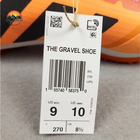 NWT Adidas The Gravel GX1665 Cycling Bike Shoes Orange Purple Men's 9 / Women 10