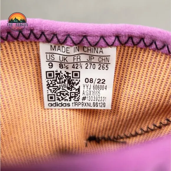 NWT Adidas The Gravel GX1665 Cycling Bike Shoes Orange Purple Men's 9 / Women 10