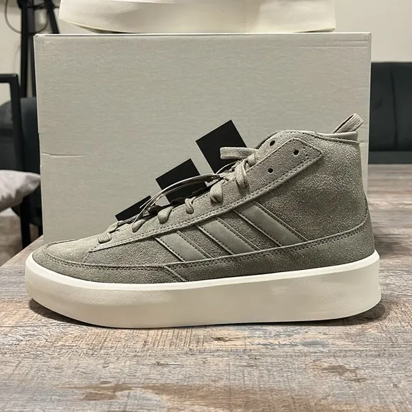 NWT Adidas Znsored High Men's Shoes - Grey/Green - IH4781