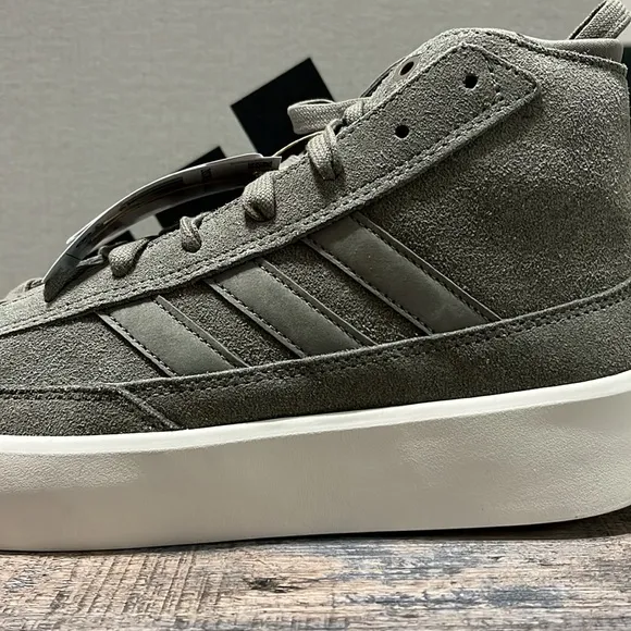 NWT Adidas Znsored High Men's Shoes - Grey/Green - IH4781
