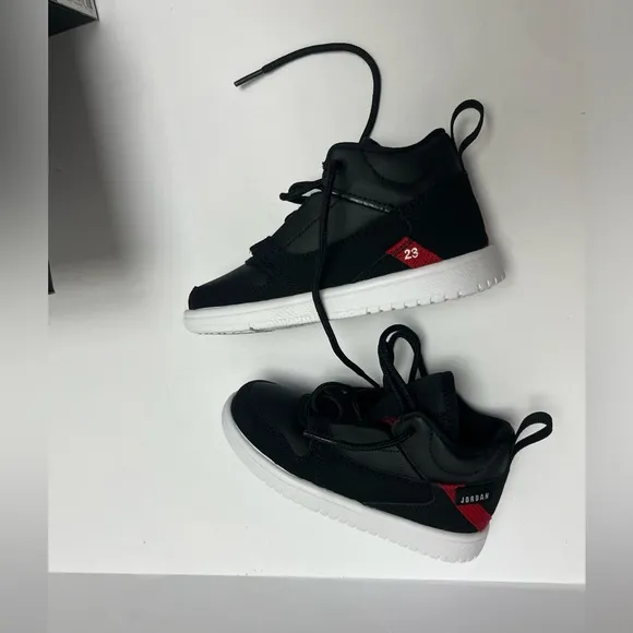NWT 😎 Jordan Access PS Black Gym Red Shoes AV7943-001 Kids