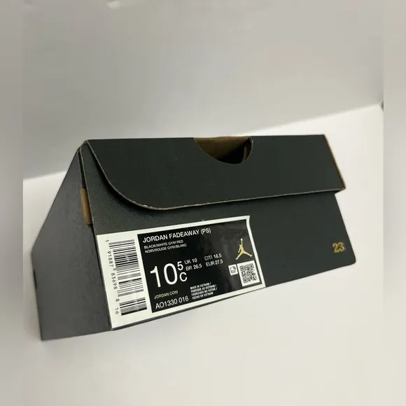 NWT 😎 Jordan Access PS Black Gym Red Shoes AV7943-001 Kids