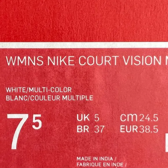 NWT Nike Court Vision Mid Women’s Shoes