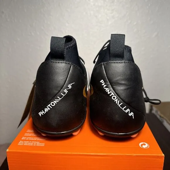NWT Nike Phantom Luna II FG/MG White Black Gold Coin Cleats FJ2558-100 Men 13