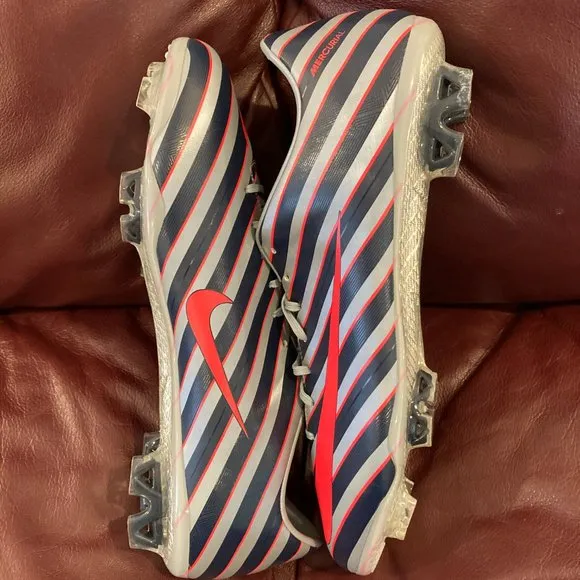 NWT Nike Soccer Shoes Cleats Mercurial Vapor CTR VII Renaldo Men13 Grey  476712