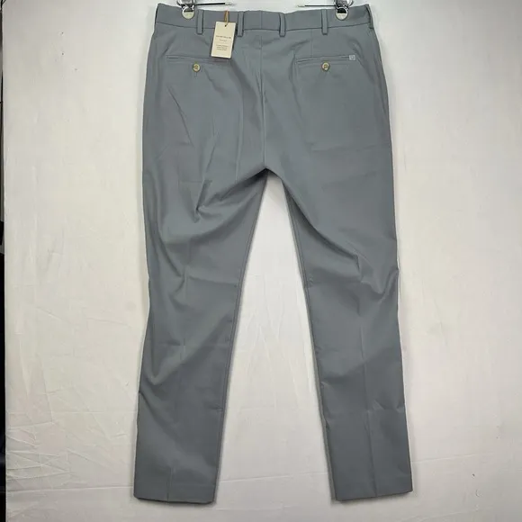 NWT Peter Millar Crown Sport Raleigh Performance Trouser Mens 36 x 32 Pant Grey