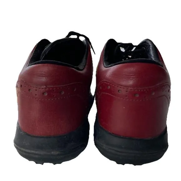 Oakley Leather Hybrid Golf Shoes Brogue Wingtip Cleat Rare Retro Men Size 7M/40