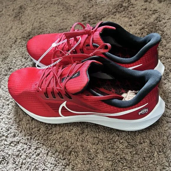 Ohio State Buckeyes Nike Air Zoom‎ Pegasus 39 Running Shoe Size 14 DR1966-600
