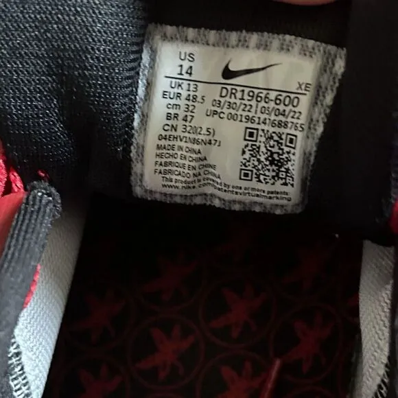 Ohio State Buckeyes Nike Air Zoom‎ Pegasus 39 Running Shoe Size 14 DR1966-600