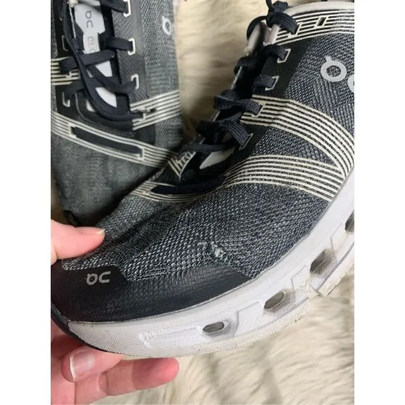 On Cloudgo Grey Black Road-Running Sneakers Men's Size 8.5 Women’s 10
