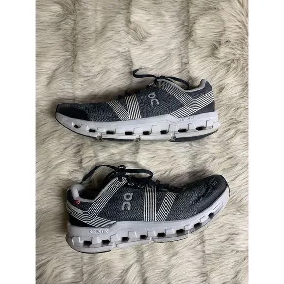 On Cloudgo Grey Black Road-Running Sneakers Men's Size 8.5 Women’s 10