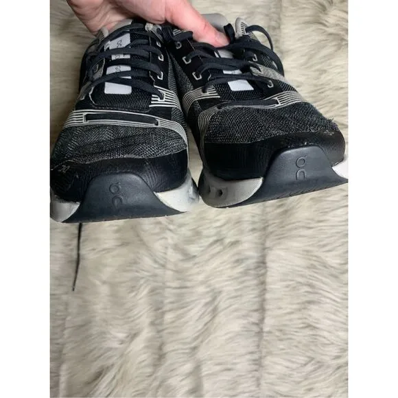 On Cloudgo Grey Black Road-Running Sneakers Men's Size 8.5 Women’s 10