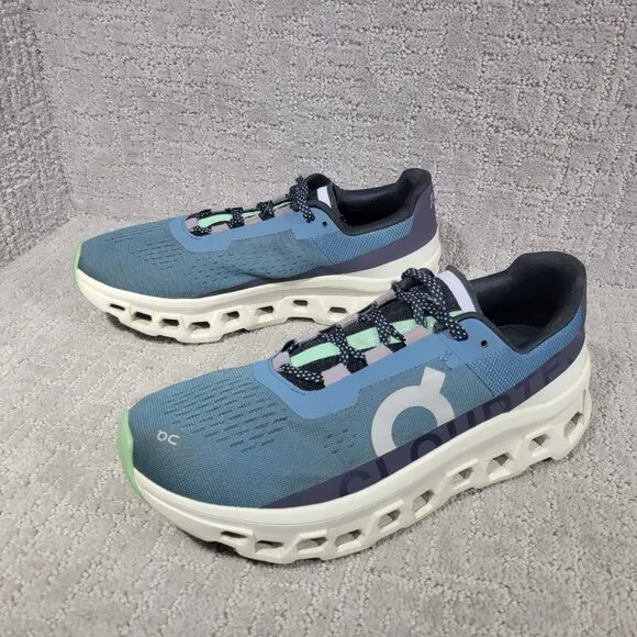 On Cloudmonster 6T.98084 Mens Size US 9.5 Dust Vapor Road Running Sneaker Shoes