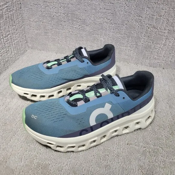 On Cloudmonster 6T.98084 Mens Size US 9.5 Dust Vapor Road Running Sneaker Shoes