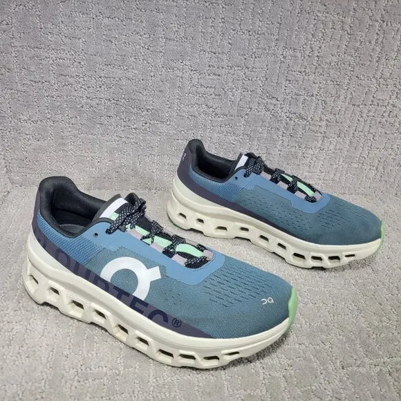On Cloudmonster 6T.98084 Mens Size US 9.5 Dust Vapor Road Running Sneaker Shoes