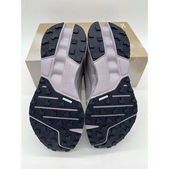On Cloudsurfer Trail Size 8.5 Womens Seedling Lilac Purple Black Running Shoes