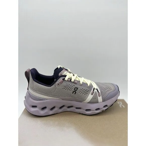 On Cloudsurfer Trail Size 8.5 Womens Seedling Lilac Purple Black Running Shoes