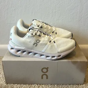On Cloudsurfer White Road Running Shoes Men’s Size 9.5