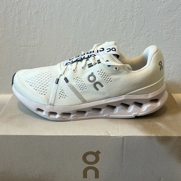 On Cloudsurfer White Road Running Shoes Men’s Size 9.5