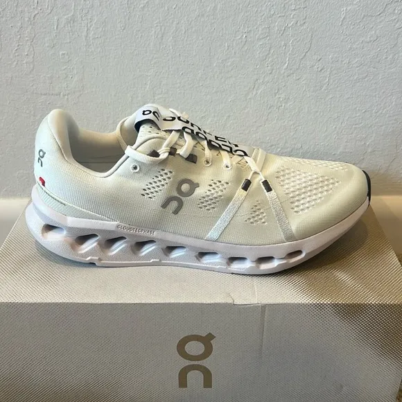 On Cloudsurfer White Road Running Shoes Men’s Size 9.5