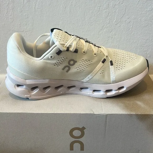 On Cloudsurfer White Road Running Shoes Men’s Size 9.5