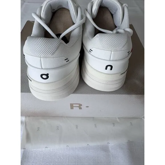 On Men's Tennis Shoes THE ROGER Pro Color:Undyed-White Black. Size 12