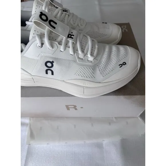 On Men's Tennis Shoes THE ROGER Pro Color:Undyed-White Black. Size 12