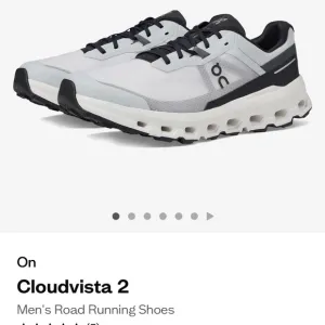 On Running Cloudvista 2 Men's Road Running Shoes - Black and White