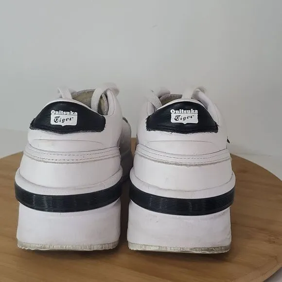 Onitsuka Tiger Lawnship PF White Leather Women's Sneakers Size 7
