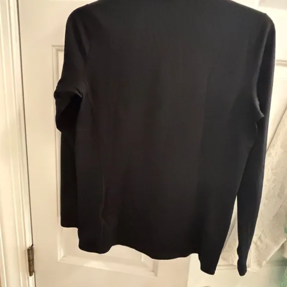 Patagonia Capilene Midweight Zip-Neck S Black 1/4 zip pullover Baselayer EUC