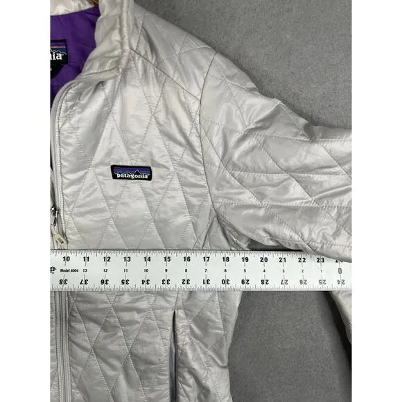 Patagonia Women's MICRO PUFF JACKET Down Puffer Feather Prima‎ Loft Gray Size S