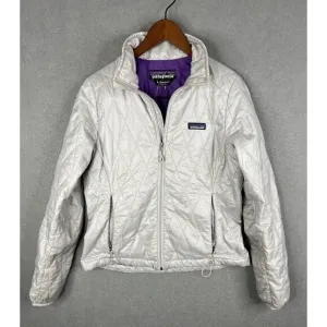 Patagonia Women's MICRO PUFF JACKET Down Puffer Feather Prima‎ Loft Gray Size S