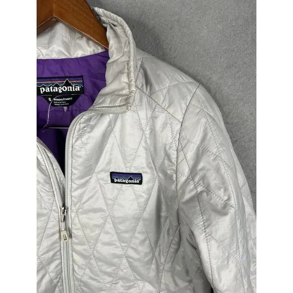 Patagonia Women's MICRO PUFF JACKET Down Puffer Feather Prima‎ Loft Gray Size S