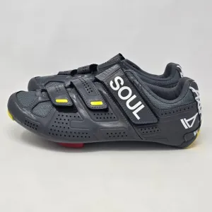 Pearl Izumi SoulCycle Cycling Shoes Road Bike Clip In Gray Yellow EU 44