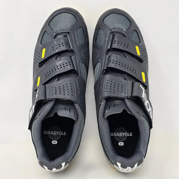 Pearl Izumi SoulCycle Cycling Shoes Road Bike Clip In Gray Yellow EU 44