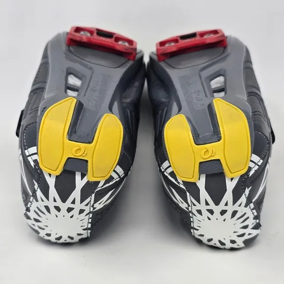 Pearl Izumi SoulCycle Cycling Shoes Road Bike Clip In Gray Yellow EU 44