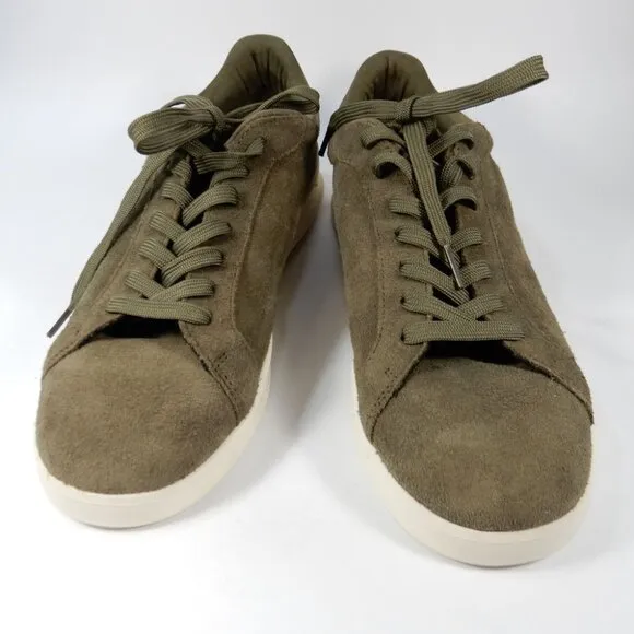 POLO Ralph Lauren Heritage Court II Suede Sneakers Size 10 Olive Green Suede NEW