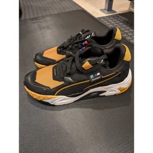 Puma Bmw M Motorsport Rs-Trck Mens Size 11 Black Amber Sneakers Shoes Super Rare