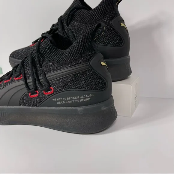 PUMA CLYDE COURT DISRUPT REFORM MENS BASKETBALL SHOES SIZE 10 BLACK MEEK MILL