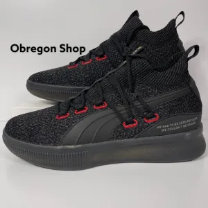 PUMA CLYDE COURT DISRUPT REFORM MENS BASKETBALL SHOES SIZE 10 BLACK MEEK MILL