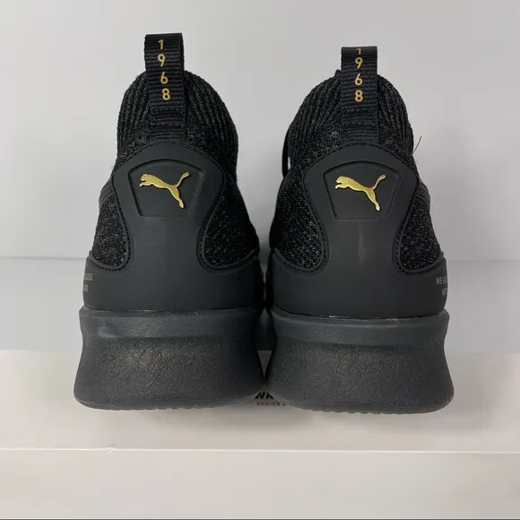 PUMA CLYDE COURT DISRUPT REFORM MENS BASKETBALL SHOES SIZE 10 BLACK MEEK MILL