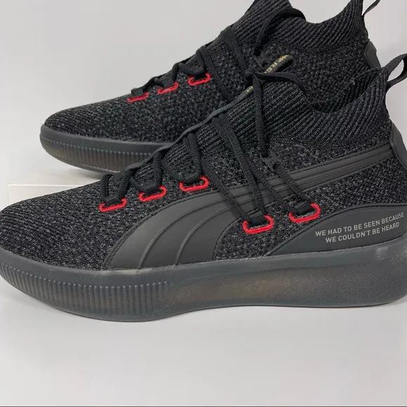 PUMA CLYDE COURT DISRUPT REFORM MENS BASKETBALL SHOES SIZE 10 BLACK MEEK MILL