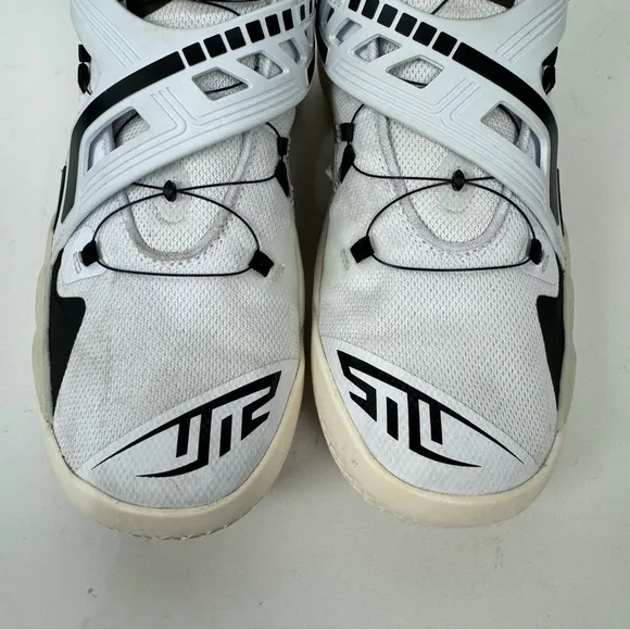 Puma Disc Rebirth Mid Top White Fiery Coral Basketball Shoes Sneakers Court